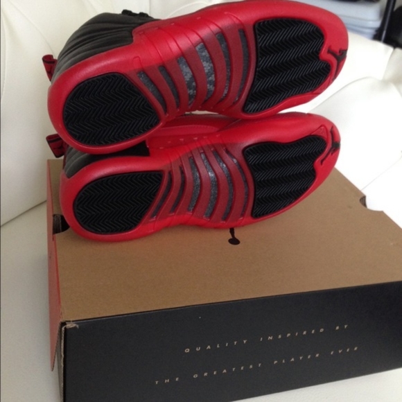 Jordan Other - Air Jordan 12 Retro Black/red Basketball Shoes Men